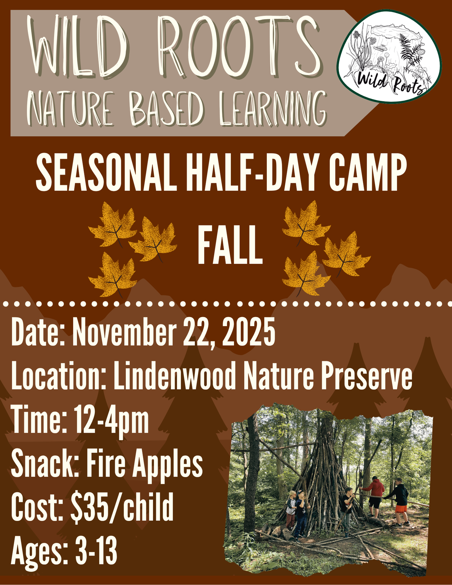 Fall Half-Day Camp // November 22, 2025 // 12-4pm