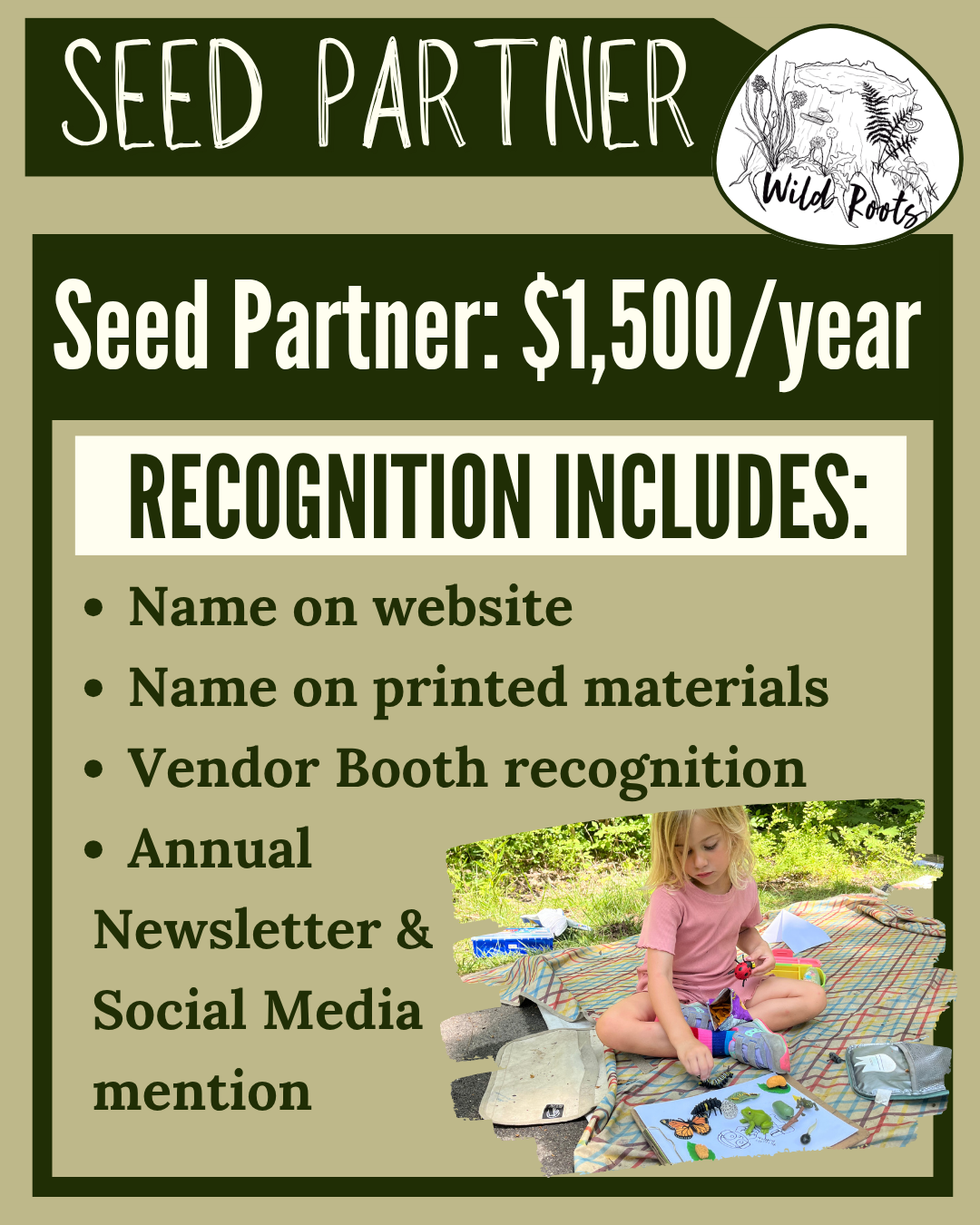 Corporate Sponsorship: Seed Partner