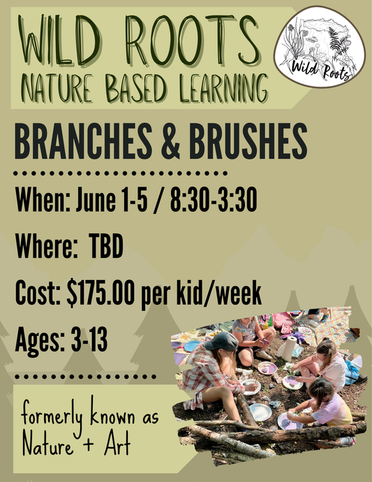 Summer Camp // Week 1: Branches & Brushes // June 1-5, 2026