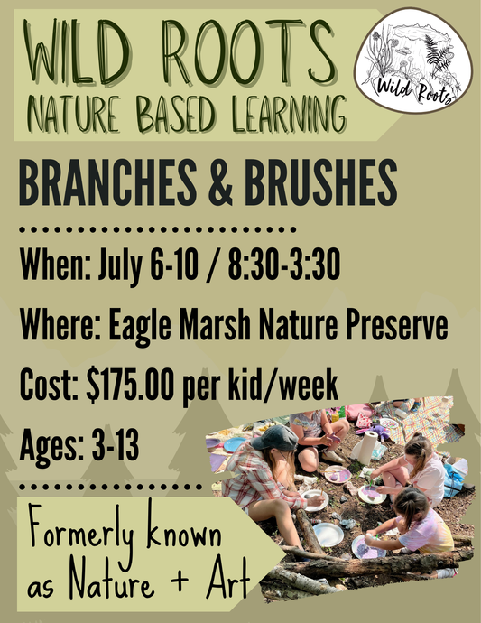 Summer Camp // Week 5: Branches & Brushes // July 6-10, 2026