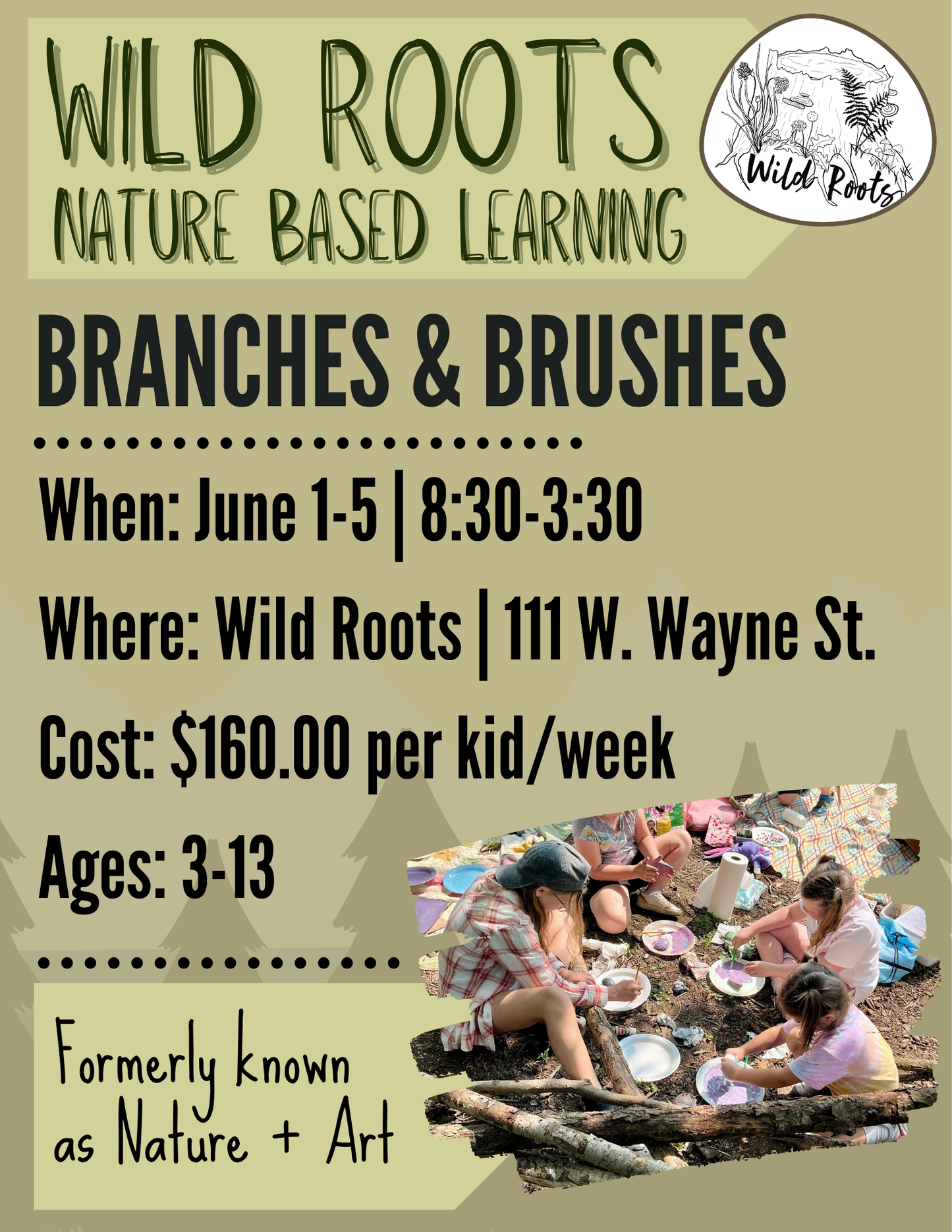 Summer Camp // Week 1: Branches & Brushes // June 1-5, 2026
