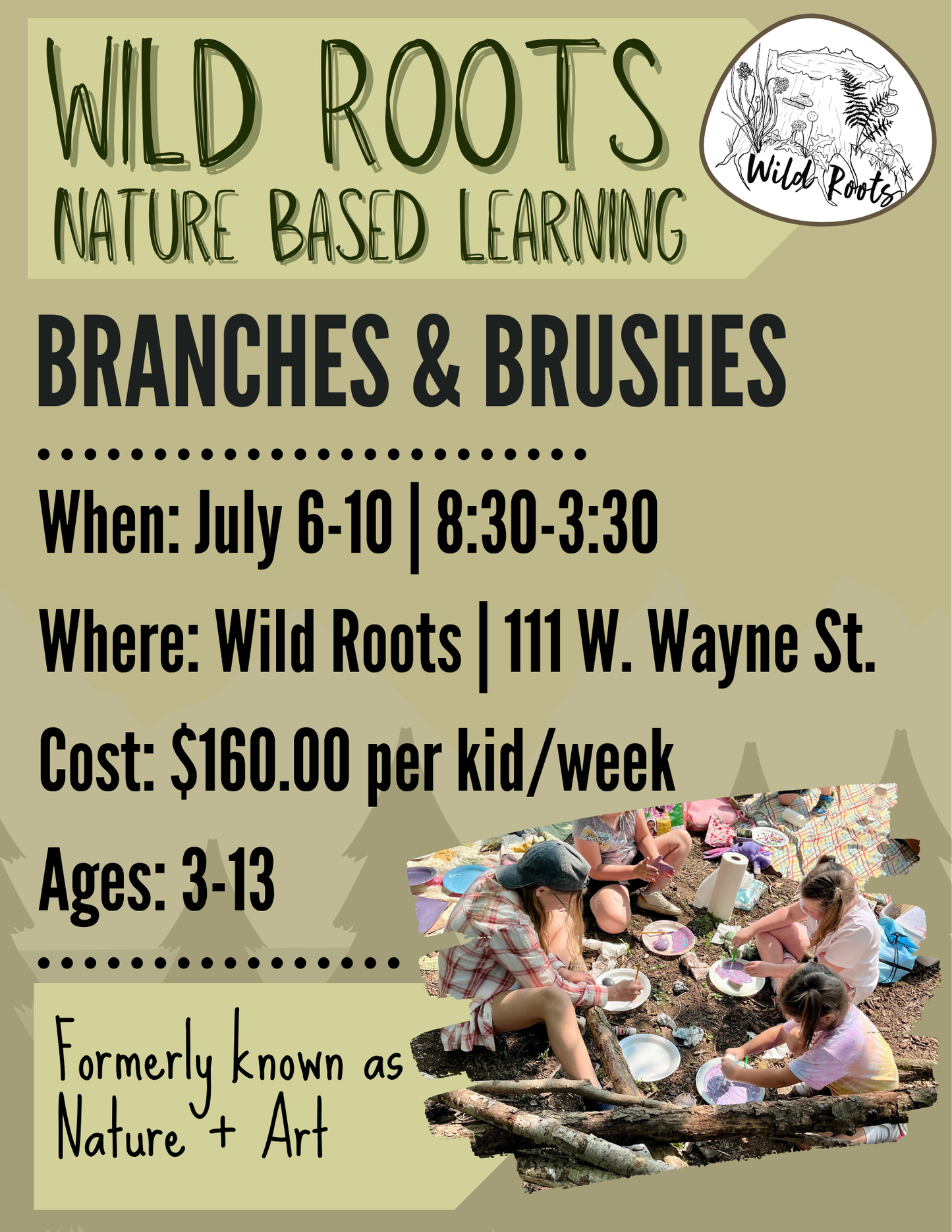 Summer Camp // Week 5: Branches & Brushes // July 6-10, 2026
